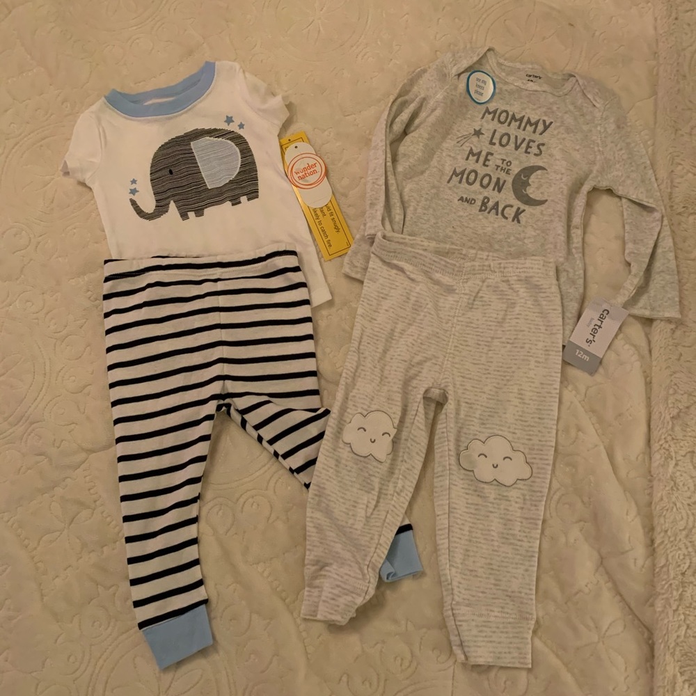 NWT Already bundled set of 2 PJs
